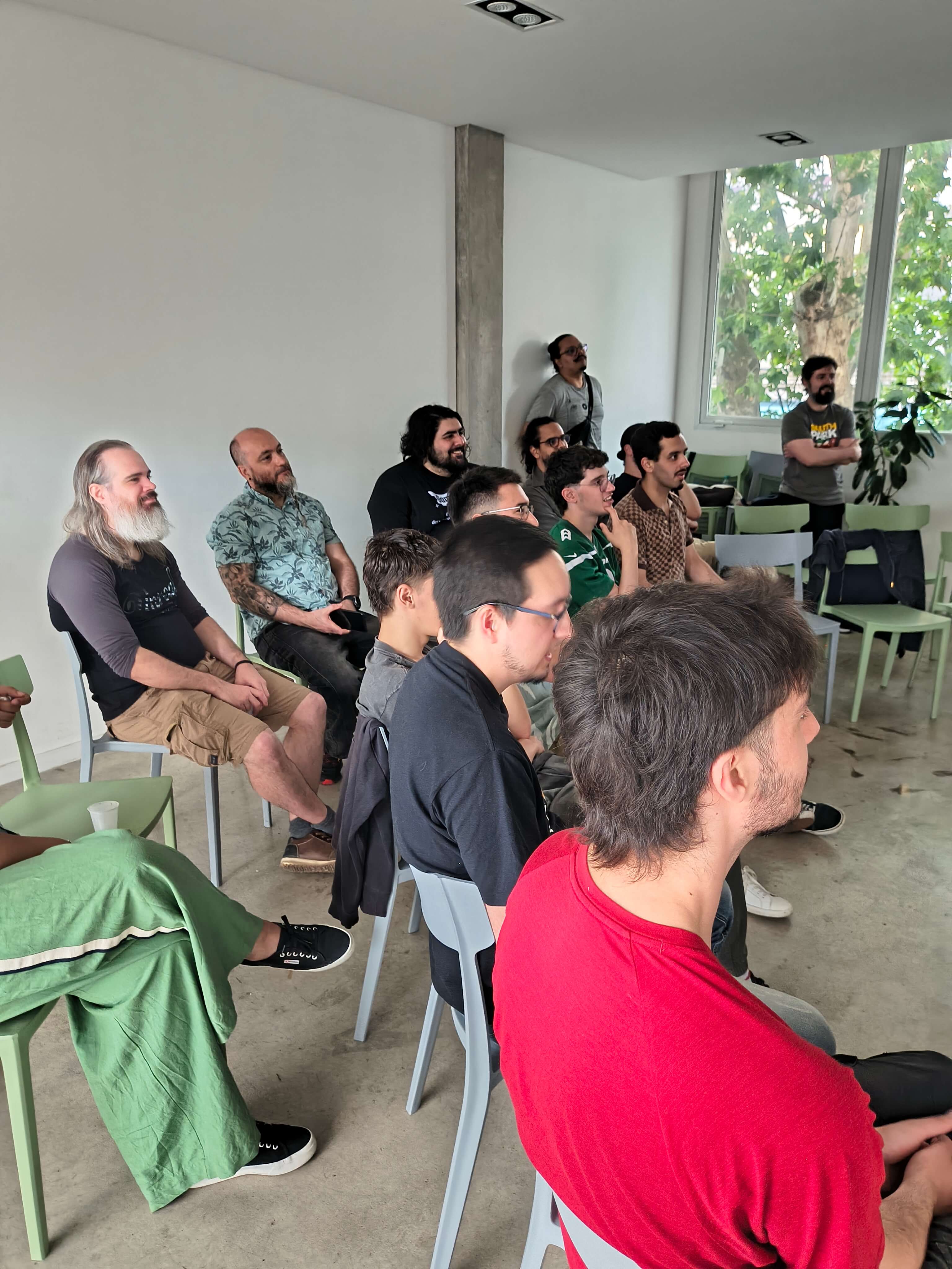 Todos en la presentación